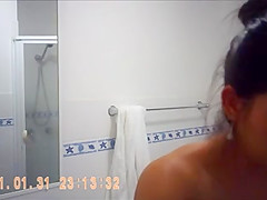 Stunning Girl Spied In Bathroom
