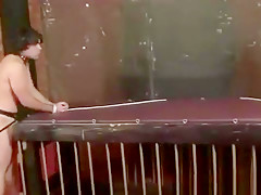 Sub in ropes gets the whip punishment