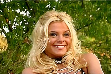 Succulent Blonde Barbie Belle Outside