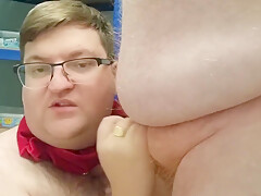 Sucking Step daddy In Sweet Shop