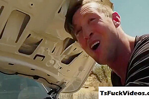 Sucks Tranny Khloe Kays Shedick In A Deepthroat Blowjob