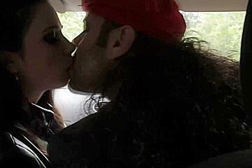 Super Sexy Lady Sucks Two Hard Cocks
