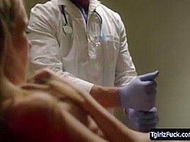 Super Slim Ts Tight Asshole Gets Banged In The Clinic With Crystal Thayer