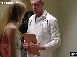 Super Slim Ts Tight Asshole Gets Banged In The Clinic With Crystal Thayer
