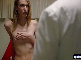 Super Slim Ts Tight Asshole Gets Banged In The Clinic With Crystal Thayer