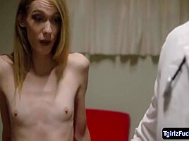 Super Slim Ts Tight Asshole Gets Banged In The Clinic With Crystal Thayer