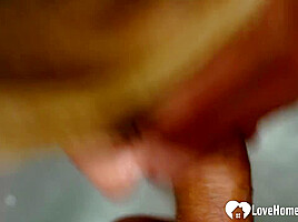 Surprising my wife with a hard shaft