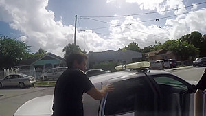 Suspect is arrested by horny milf cops after smacking his chick