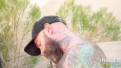 TRAILERTRASHBOYS Jack Dixon Has His Dick Blown Outdoor