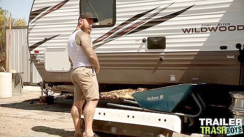 TRAILERTRASHBOYS Jack Dixon Has His Dick Blown Outdoor