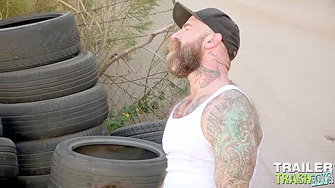 TRAILERTRASHBOYS Jack Dixon Has His Dick Blown Outdoor