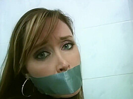 Tape Tied And Gagged - Christina Carter