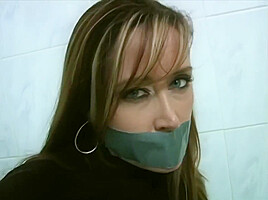 Tape Tied And Gagged - Christina Carter