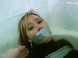 Tape Tied And Gagged - Christina Carter