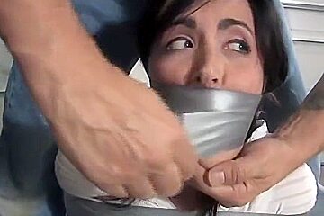 Taped Up And Gagged In His Cold Garage