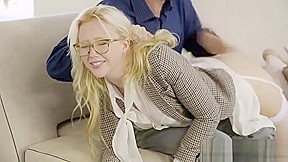 Teasing Samantha Rone gets her ass drilled