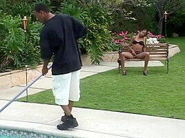 Teen 18+ Takes Big Black Dick Outdoors