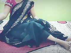 Telugu Hot Couple My Hot Wife In Black Saree