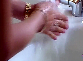 Tender Blondes Kiss Lick And Fuck Each Other Raw With A Strapon In The Kitchen