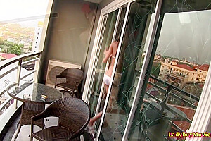 Thai Lady - Ladyboy Crystal Smokes Cigarette Before The Bareback