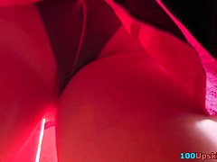 The best upskirt film ever with lonely bombshell