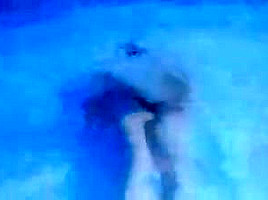 The boy near the pool