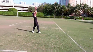 TheRealWorkout - Horny Tight Blonde Wants To Play With Balls