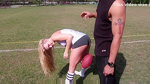 TheRealWorkout - Horny Tight Blonde Wants To Play With Balls