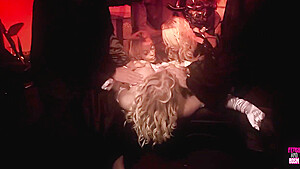 Three Blonde Sex Bombs Are Fucked By Some Ripped Masked Guys In A Bdsm Dungeon