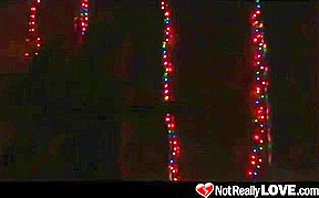 Threeway Christmas sluts getting banged