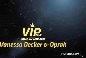 Tickling And Trickling with Oprah,Vanessa Decker by VIPissy - PissVids