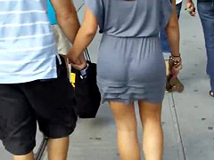 Tight Mini-skirt booty