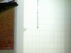 Tight young bodies on girls in shower footage