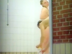 Tight young bodies on girls in shower footage