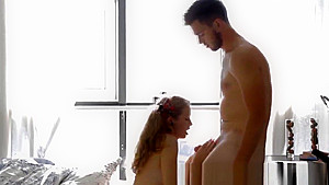 Tiny teenager 18+ jizz soaked
