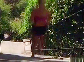 Tisha Shows Her Full Ass In Public