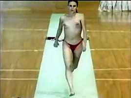 Topless Romanian Olympic Gymnasts - 2 Red