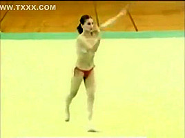 Topless Romanian Olympic Gymnasts - 2 Red