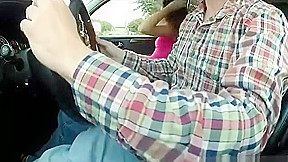 Traffic light blowjob