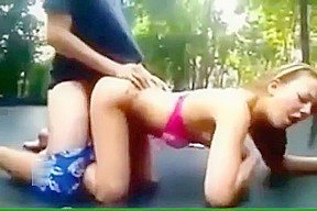 Trampoline fuck