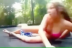 Trampoline fuck