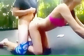 Trampoline fuck