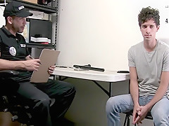 Twink Store Flasher Fucked By Officer And His Baton