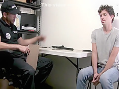 Twink Store Flasher Fucked By Officer And His Baton