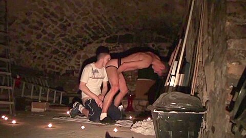 Twink used by a scally boy in a basement in Paris, discreet - CrunchBoy