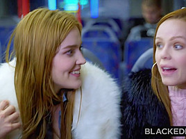 Two Beauties Fuck Giant Bbc On Bus!