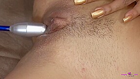 Two Ebony Lesbians Ruin Each Other By Slamming Hard Dildos Inside Their Cunts
