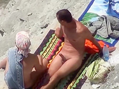 Two Nude Beach Handjobs (special today 2 for the price of 1)