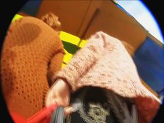 Two ample bottomed babes fall prey to an upskirt