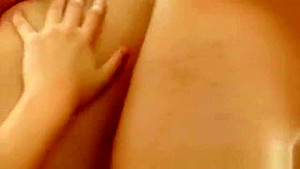 Two attractive babes sensually make love with their man
